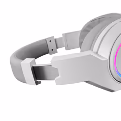 Mars Gaming MHW-100 White Wireless Headset ARGB Flow Removable ENC Microphone Ultra-lightweight Active ENC + Passive Noise Cancellation Universal Compatibility - Additional view 5