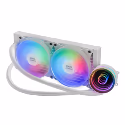 Mars Gaming MLONE240 Processor Liquid cooling kit 12 cm White 1 pc(s)