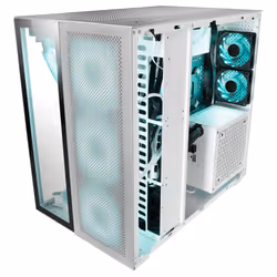 Mars Gaming MC-NOVA Custom XXL E-ATX Gaming Tower Aerospace Aluminium Full Double Tempered Glass Window Dual Chamber Frame USB-C