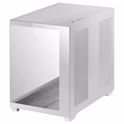 Mars Gaming MCV4 White Custom XXL E-ATX Gaming Tower Frameless Front and Side Tempered Glass Window Modular Dual Chamber Stru ...