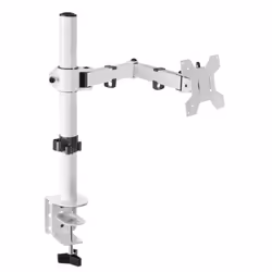 Mars Gaming MARM1W Professional Monitor Mount, Clamp, 8 kg, 33 cm (13"), 81.3 cm (32"), 100 x 100 mm, White