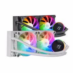 Mars Gaming ML-LCD240 Processor Liquid cooling kit 12 cm White 1 pc(s) - Additional view 2
