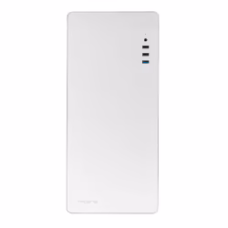 Tacens ENSIS, Midi Tower, PC, White, ATX, micro ATX, Mini-ITX, Steel, 15.6 cm