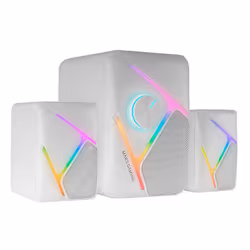 Mars Gaming MS-H21 White Wired 35 W