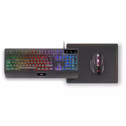 Mars Gaming MCP124 keyboard Mouse included USB QWERTY Spanish Black