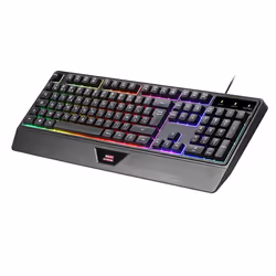 Mars Gaming MCP124 keyboard Mouse included USB QWERTY Spanish Black