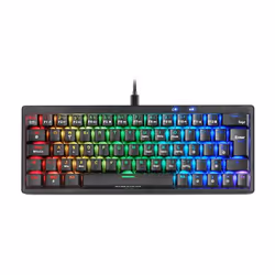 Mars Gaming MKMINIPRO, 60%, Wired, USB, Mechanical, RGB LED, Black