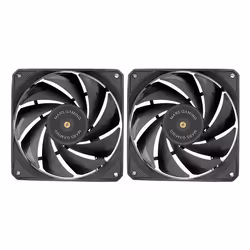 Mars Gaming MF-NCLX2, Fan, 12 cm, Black
