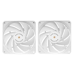 Mars Gaming MF-NCLX2W Computer case Fan 12 cm White 2 pc(s)