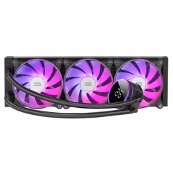 Mars Gaming ML-LCD360, All-in-one liquid cooler, 12 cm, Black