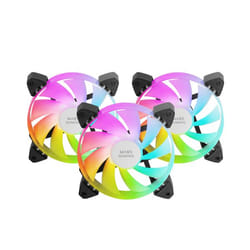 Mars Gaming MF-3A Computer case Fan 12 cm Black 3 pc(s)