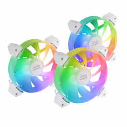 Mars Gaming MF-3A Computer case Fan 12 cm White 3 pc(s)