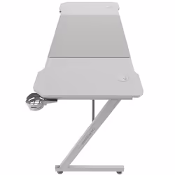 Mars Gaming MGDX160, Straight, Rectangular shape, Steel, Gaming, Carbon fibre, White