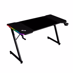 Mars Gaming MGDX140RGB, Straight, Rectangular shape, Steel, Gaming, Carbon fibre, Black