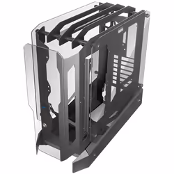 Mars Gaming MC-EDGE, Midi Tower, PC, Black, ATX, micro ATX, Mini-ITX, SGCC, Tempered glass, Gaming