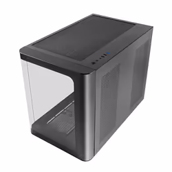 Mars Gaming MCFUSIONM, Mini Tower, PC, Black, micro ATX, Mini-ITX, 16 cm, 44.5 cm