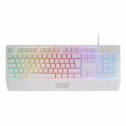 Mars Gaming MCP124PRO keyboard Mouse included USB QWERTY Spanish White