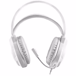 Mars Gaming MH124W, Wired, 20 - 20000 Hz, Gaming, 288 g, Headset, White