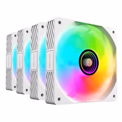 Mars Gaming MFSI4KITW computer cooling system Computer case Fan 12 cm White - Additional view 5