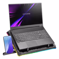 Mars Gaming MNBC-ULTRA laptop cooling pad 45.7 cm (18") 2400 RPM Black - Additional view 5