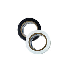 Electrical Insulation Tape, 10m x 17mm, 2-Piece Pack, Black and White