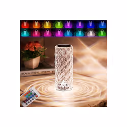 Cordless LED Desk Lamp Rechargeable with Remote Control, 16 Colour RGB