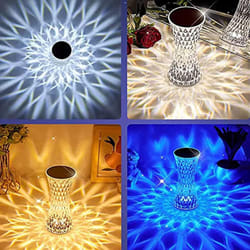 Cordless LED Desk Lamp Rechargeable with Remote Control, 16 Colour RGB