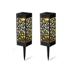 LED Solar Garden Floor Lamp Warm White IP44