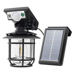 3W Solar Lantern light with PIR Motion Sensor, Cylinder, adjustable solar panel, IP44