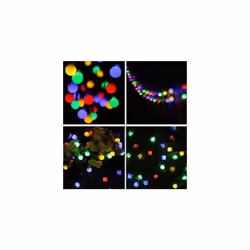 100 LED Ball Bulb Fairy String Lights, 15M Solar Powered with 8 Modes