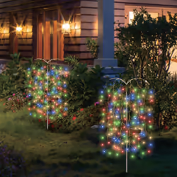 120 LED Solar Willow Tree Garden Spike Light, 2 Lighting Modes - RGB
