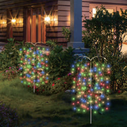 120 LED Solar Willow Tree Garden Spike Light, 2 Lighting Modes - RGB
