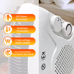 2000W Portable Fan Heater