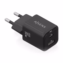 AISENS ASCH-30W2P021-BK, Indoor, AC, Black