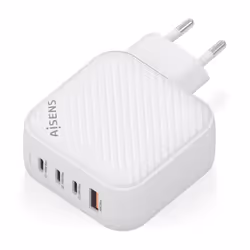 AISENS ASCH-100W4P028-W mobile device charger Universal White AC Fast charging Indoor - Additional view 2