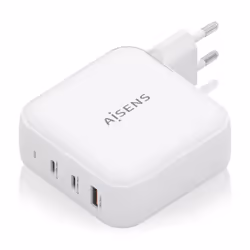 AISENS ASCH-140W3P030-W mobile device charger Universal White AC Fast charging Indoor