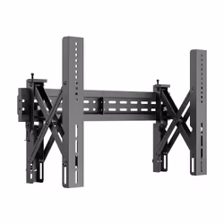 AISENS Levelable Videowall Support and Pop-Out Function for 70Kg TVs from 37-70, Black, Fixed, Black, -3 - 3°, 70 kg, 177.8 c ...