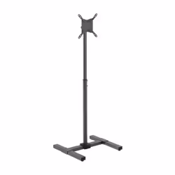 AISENS Tilting and Extendable Floor Stand for TV 20Kg from 13-42, Black, 106.7 cm (42"), 75 x 75 mm, 200 x 200 mm, 0 - 30°, S ...