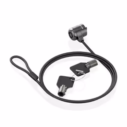 AISENS Security cable with key lock for computer, monitor, laptop 1.5m