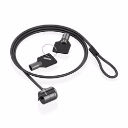AISENS Security cable with key lock for computer, monitor, laptop 1.5m