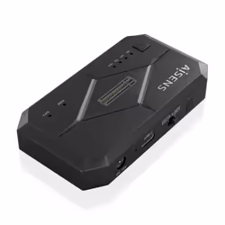 AISENS SATA 2.5/3.5 Docking Station, M.2 NVMe to USB 3.0/3.1 Gen1, Clone, Black