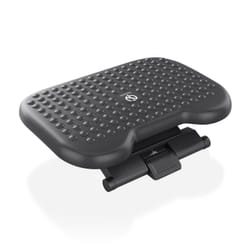 AISENS Tilting and height-adjustable footrest, Black