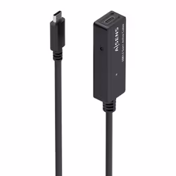 AISENS A107-0870, 10 m, USB C, USB C, USB 3.2 Gen 1 (3.1 Gen 1), 5 Gbit/s, Black