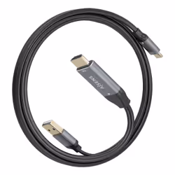 AISENS A109-0871 video cable adapter 1.8 m HDMI + USB USB Type-C Black