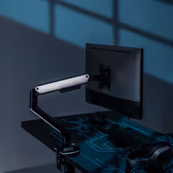 AISENS DT32TSR-295 monitor mount / stand 81.3 cm (32") Desk Black, White - Additional view 5