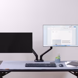AISENS DT32TSR-297 monitor mount / stand 81.3 cm (32") Desk Black, White