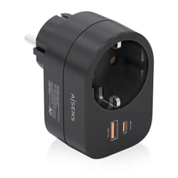 AISENS ASPS-1A1C07-BK mobile device charger Universal Black AC Fast charging Indoor