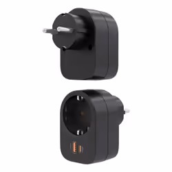 AISENS ASPS-1A1C07-BK mobile device charger Universal Black AC Fast charging Indoor