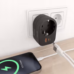 AISENS ASPS-1A1C07-BK mobile device charger Universal Black AC Fast charging Indoor - Additional view 5