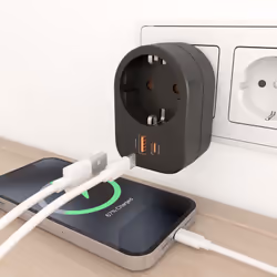 AISENS ASPS-1A1C07-BK mobile device charger Universal Black AC Fast charging Indoor - Additional view 6